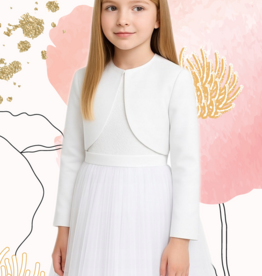 Langarm Bolero Taillenlang