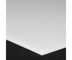 Carton mousse 10 mm blanc grand format 100x140 cm