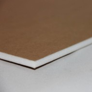 Foamboard / Leichtstoffplatte 5mm 70x100 braun (25 platten)