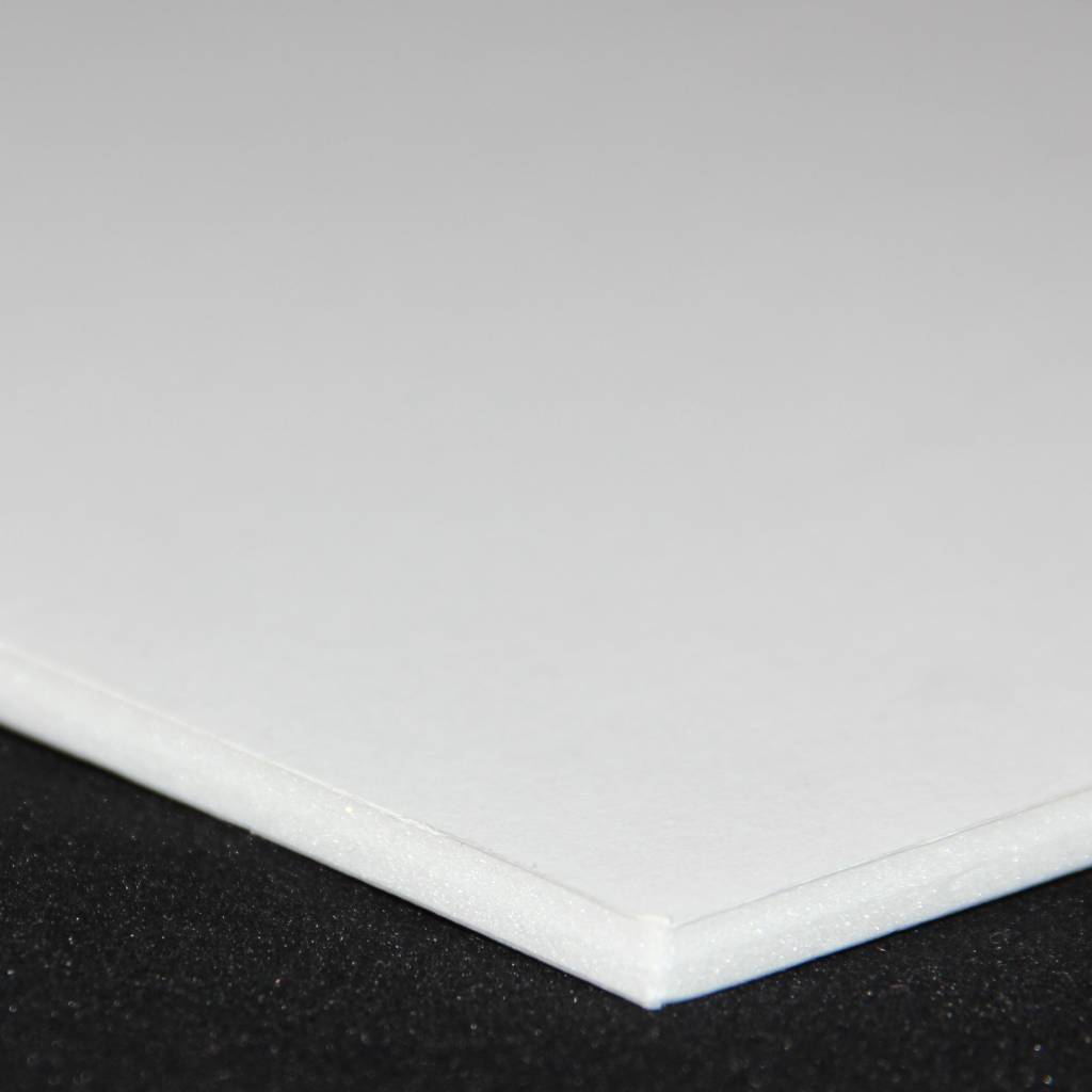 Carton plume A4 blanc - 5 mm - 1 planche - Carton plume - Creavea