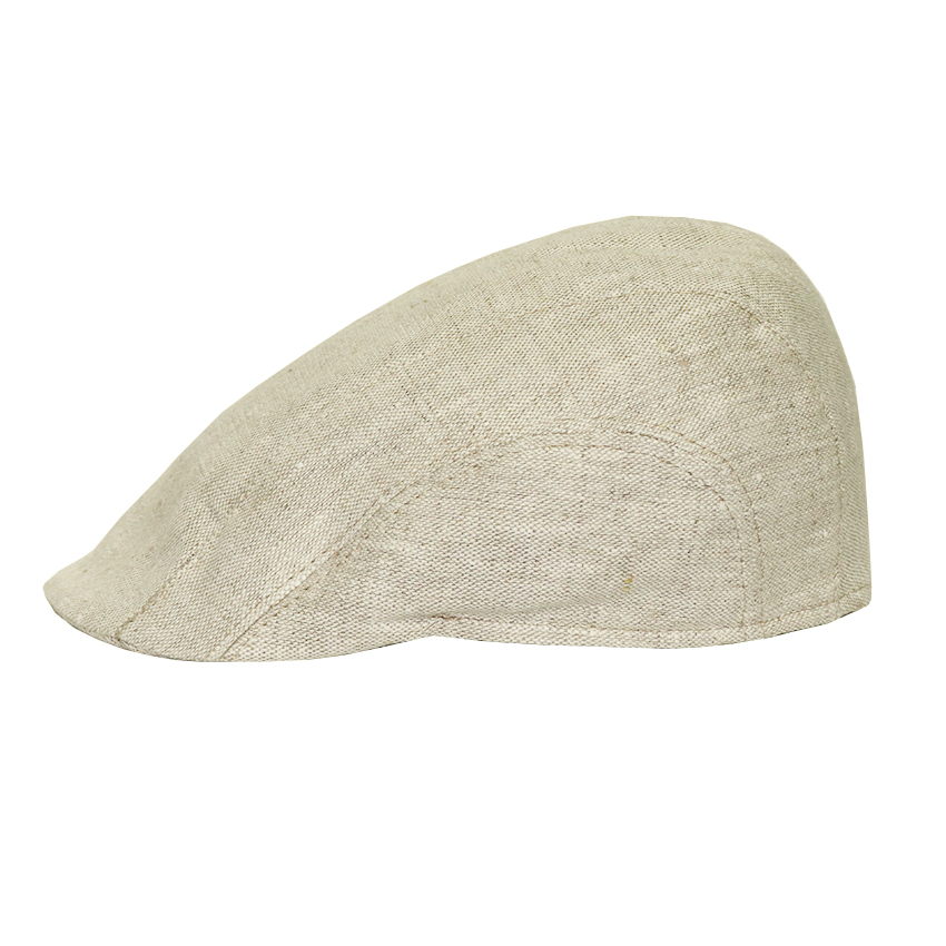 beige flat cap