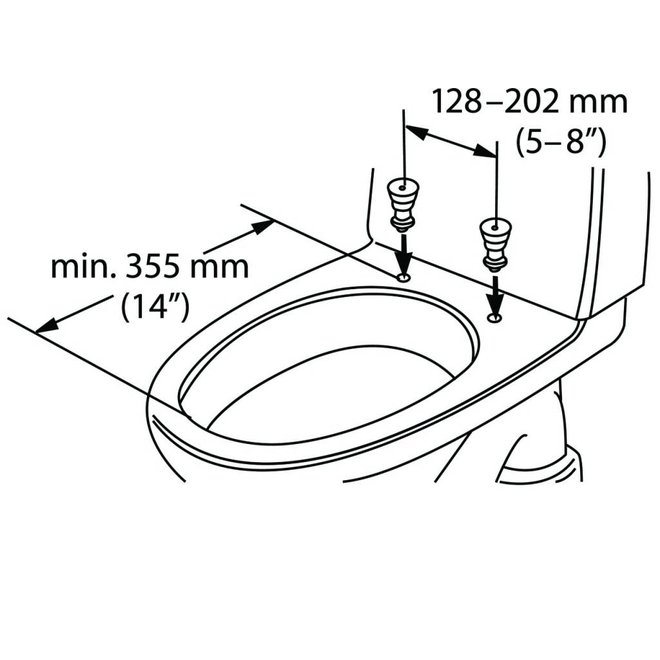 Hi Loo toiletverhoger vast met deksel