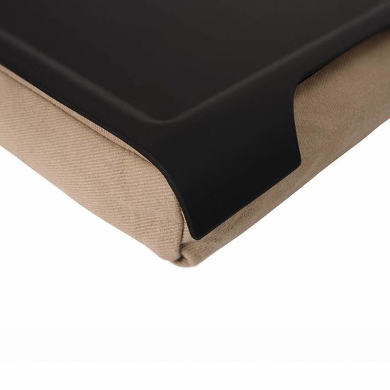 Mini laptray/ schoottafel antislip zand/antislip zwart Bosign Mini laptray/ schoottafel antislip zand/antislip zwart