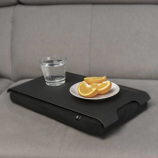 Mini laptray/ schoottafel antislip zwart/zwart Bosign Mini laptray/ schoottafel antislip zwart/zwart