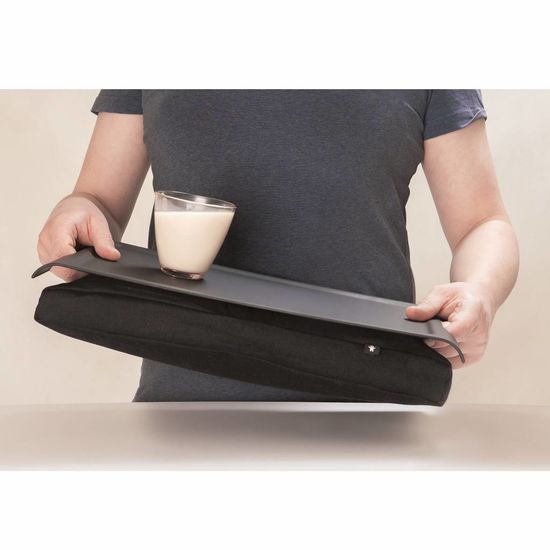 Mini laptray/ schoottafel antislip zwart/zwart Bosign Mini laptray/ schoottafel antislip zwart/zwart