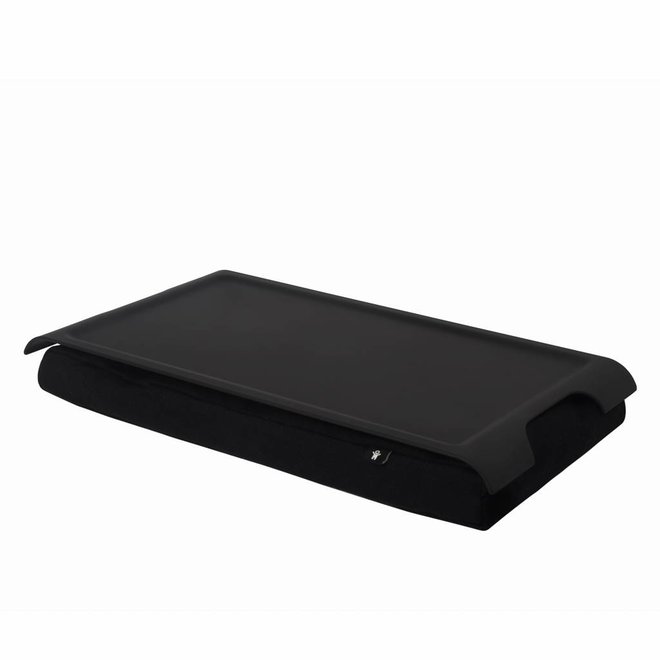 Mini laptray/ schoottafel antislip zwart/zwart