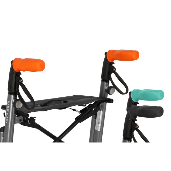 MyRollerSleeve opschuifbare ergonomische / anatomische handvatten voor rollator of rolstoel