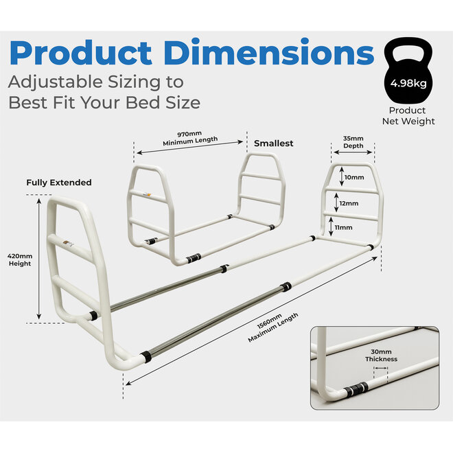 Dubbele bedbeugel compact