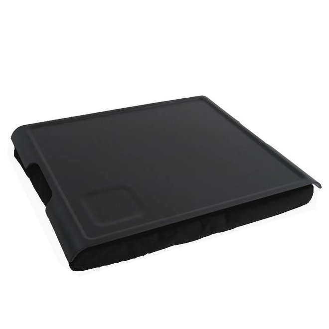 Laptray/schoottafel antislip zwart/zwart