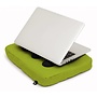 laptopkussen limoen groen/zwart polyester