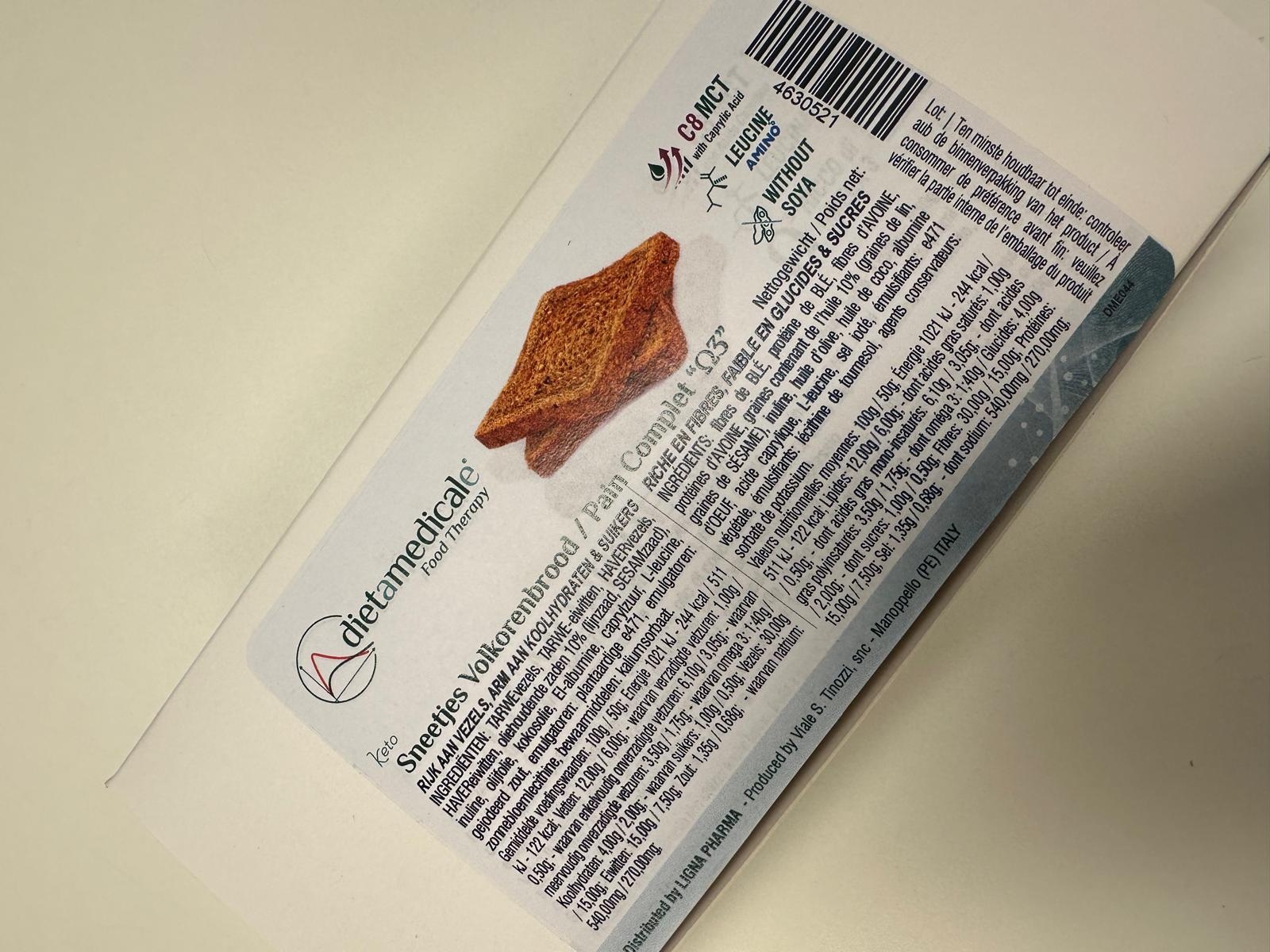 Volkorensneetjes omega3 met lijn en sesamzaad 4-porties pack