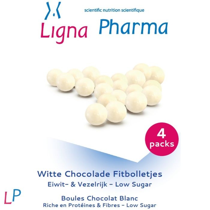 Witte chocolade fitbolletjes 4 porties