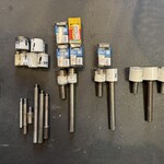 USED Holesaws and arbors bundle