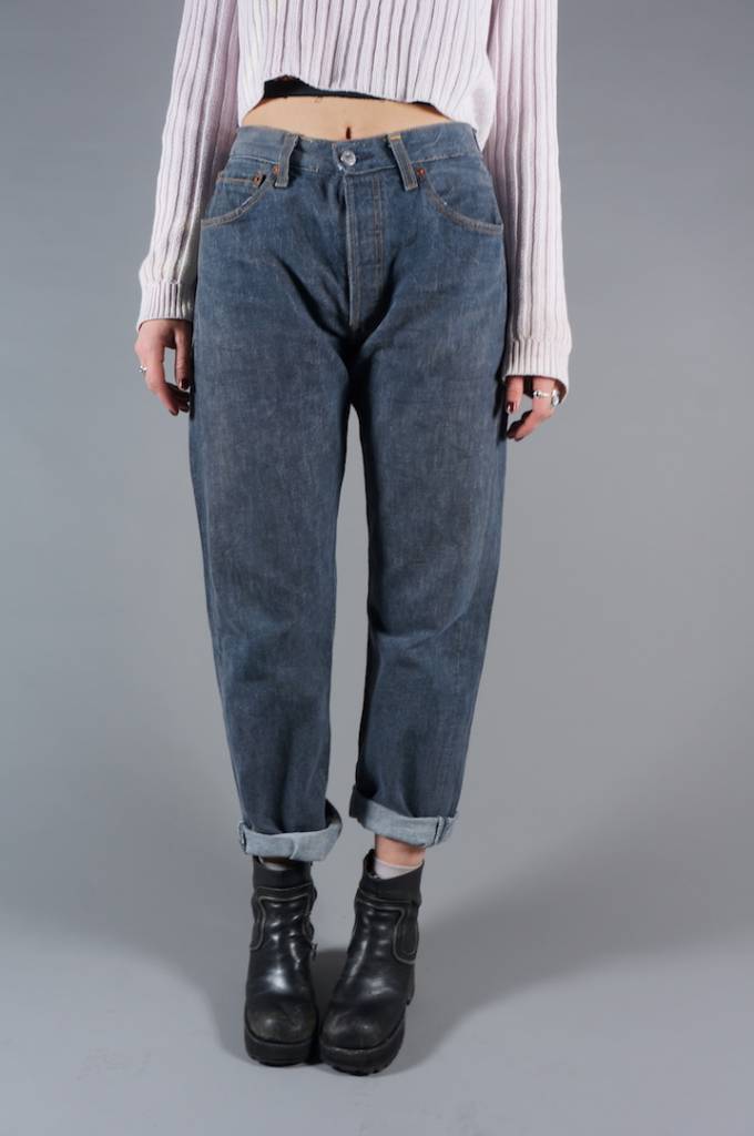 Levi's Grau Blau Jeans