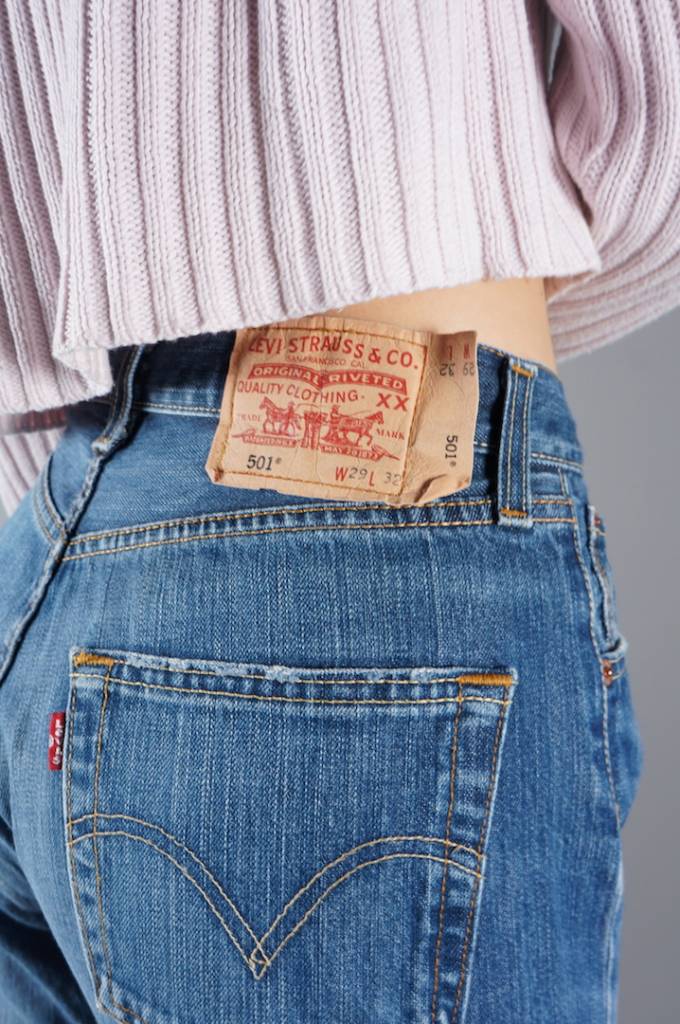 Levi's 501 Jeans - dunkle Waschung