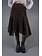 70s Suede Midi Laagjes Rok Embroidery