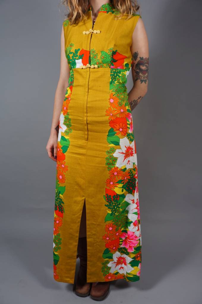 70er Maxikleid Janet
