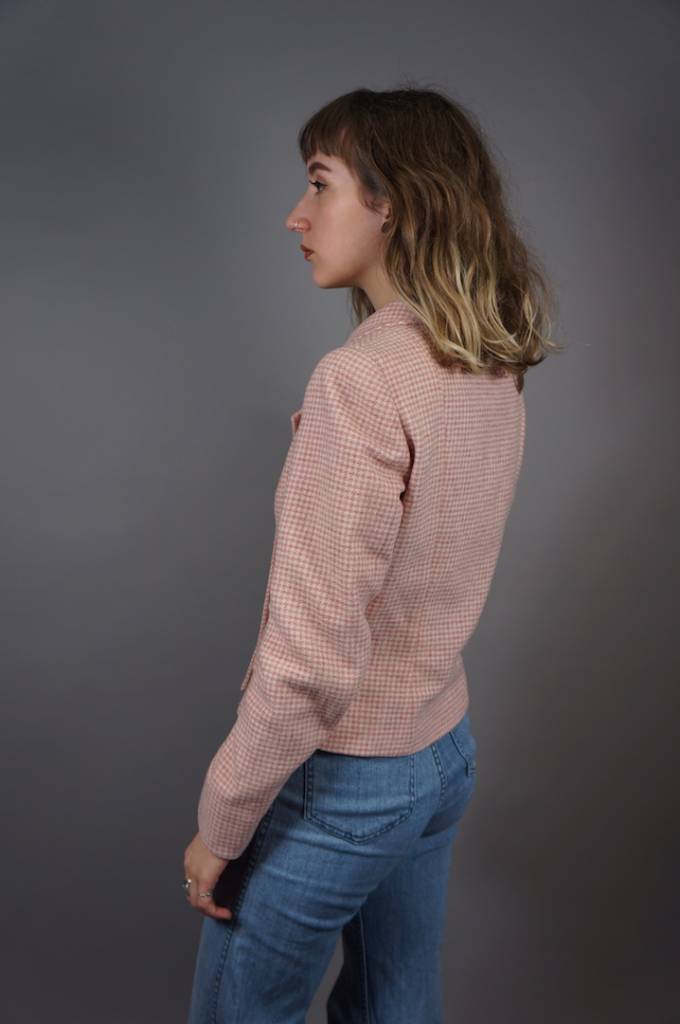 MaxMara Doppelreihige Hahnentritt-Jacke