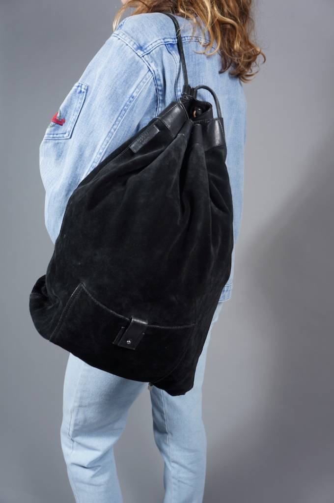Gucci Suede Backpack
