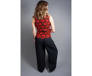 jumpsuit with flare pants