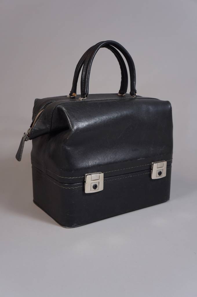 60er Leder-Beautycase Michelle
