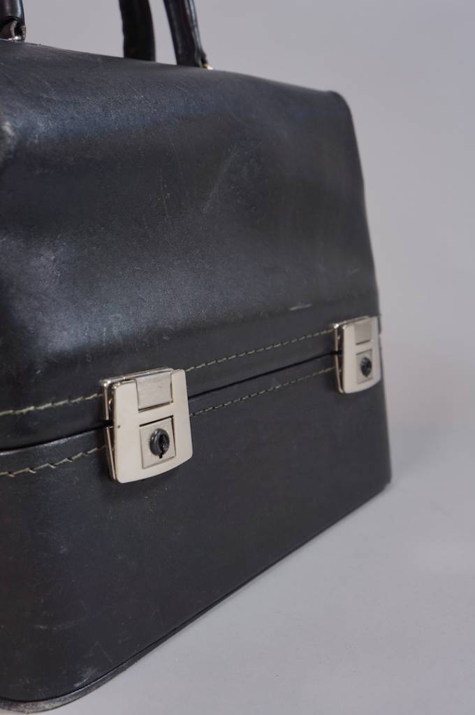 60er Leder-Beautycase Michelle