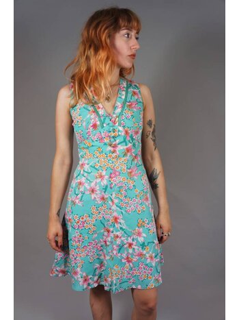 Betty Barclay Midi Blumen Print 60er Kleid