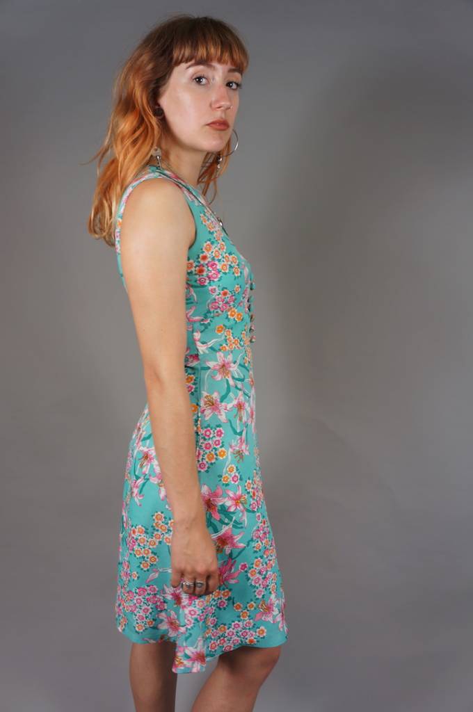 Betty Barclay Midi Blumen Print 60er Kleid