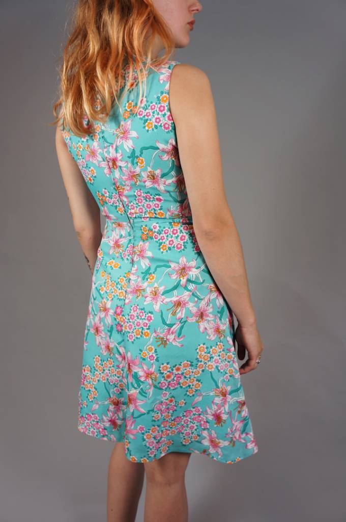 Betty Barclay Midi Blumen Print 60er Kleid