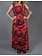 70er Psychedelisches Maxikleid Jane