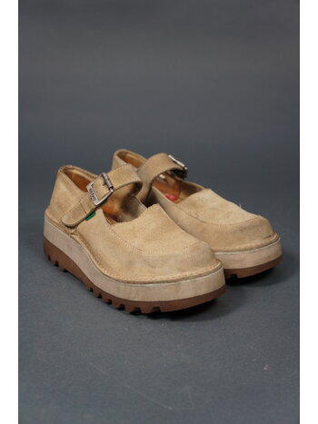 Kickers Mary-Jane-Plateauschuhe