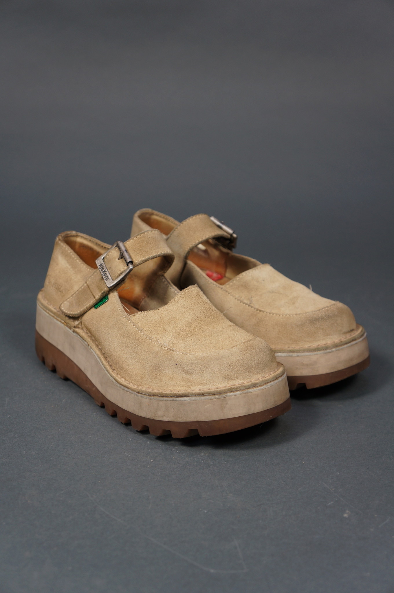 Kickers Mary-Jane-Plateauschuhe