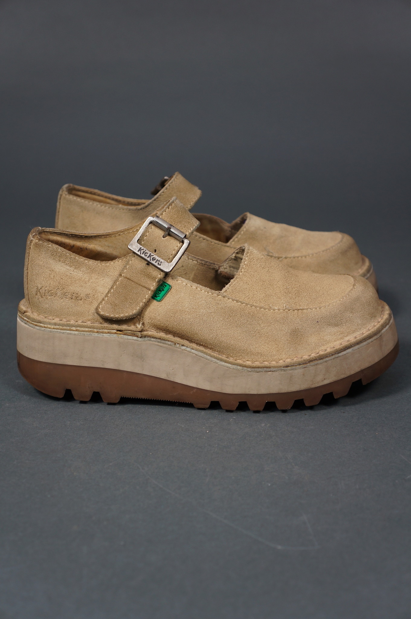 Kickers Mary-Jane-Plateauschuhe