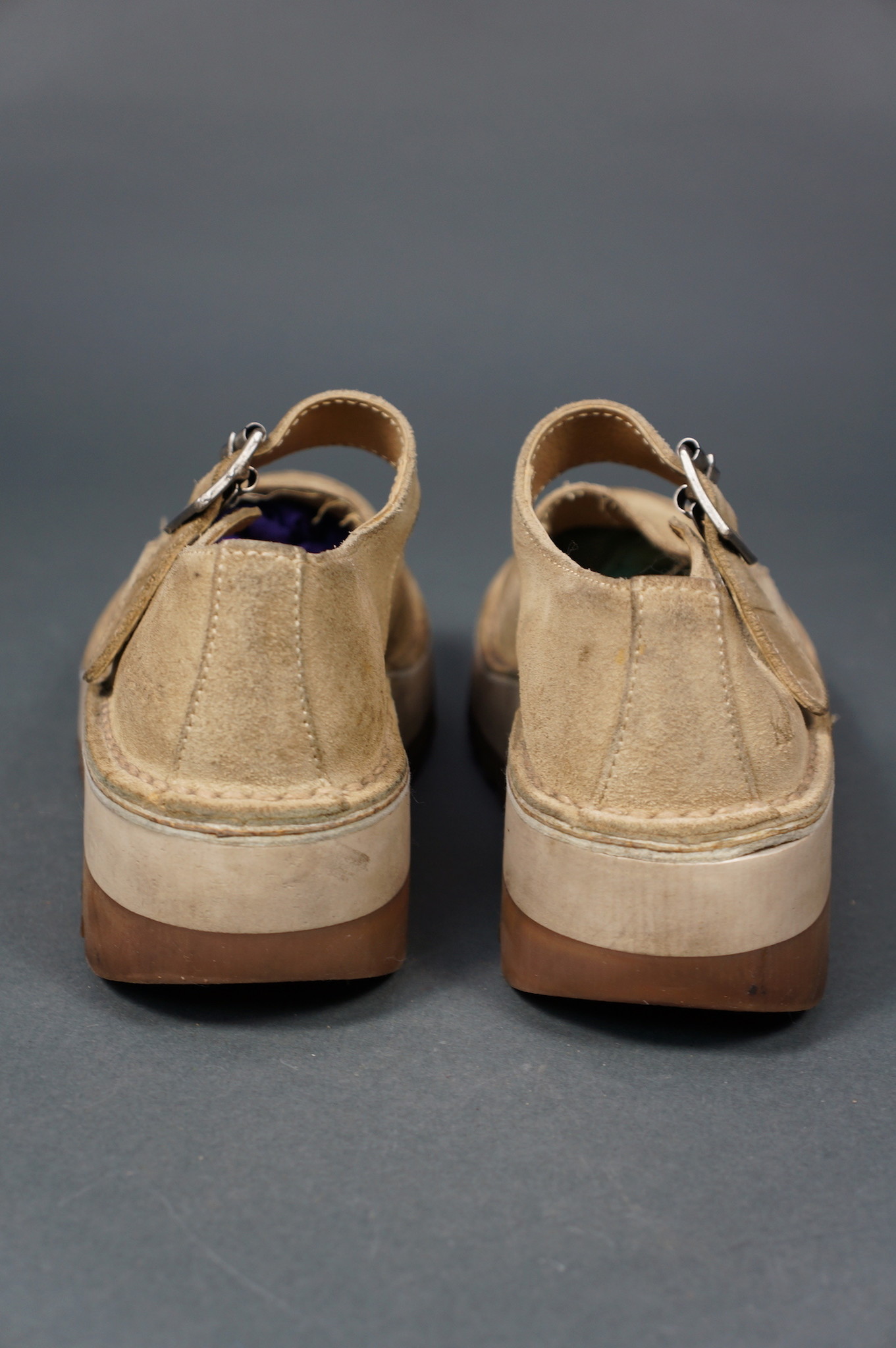 Kickers Mary-Jane-Plateauschuhe