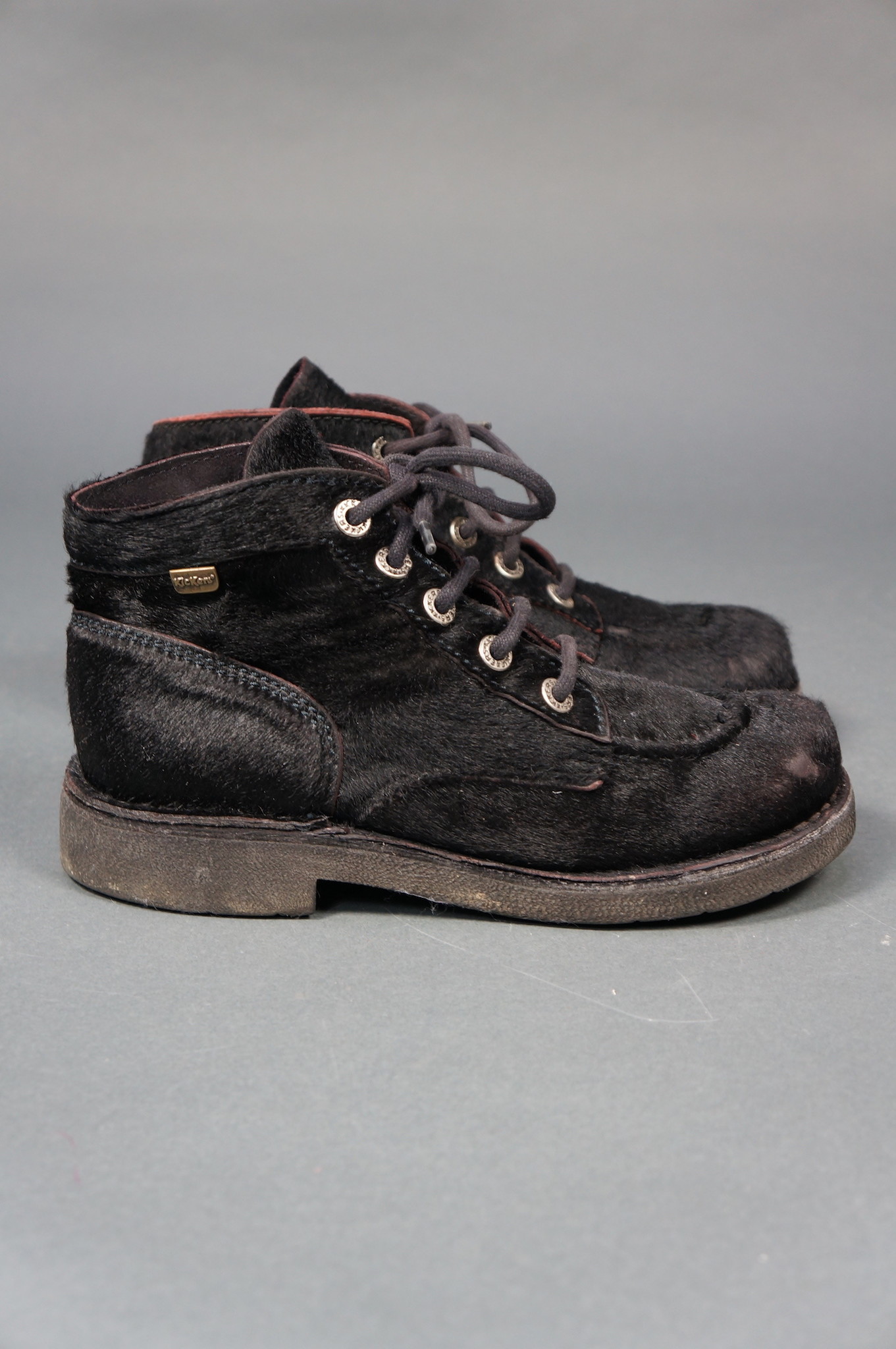 Kickers Schnürschuhe mit Fell