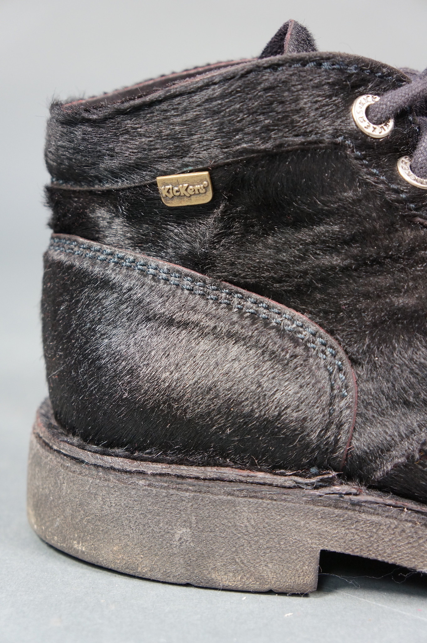 Kickers Schnürschuhe mit Fell