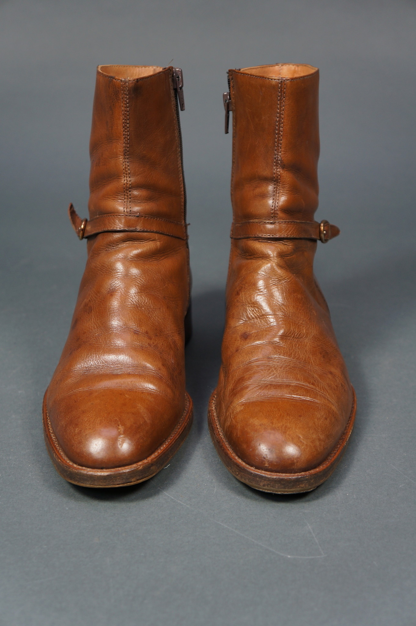 60er Stiefeletten mit Schnalle