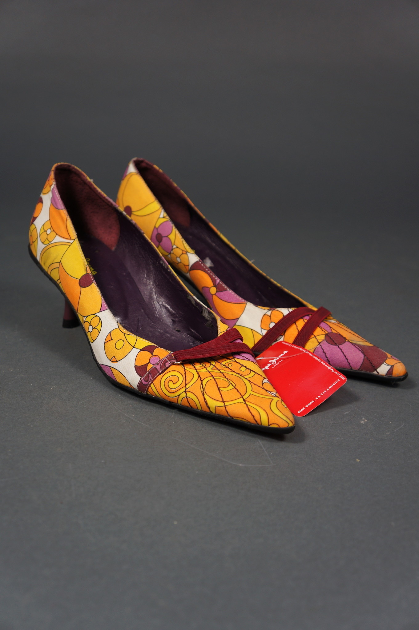 90er Pepe Jeans Kitten Heels Flower Power