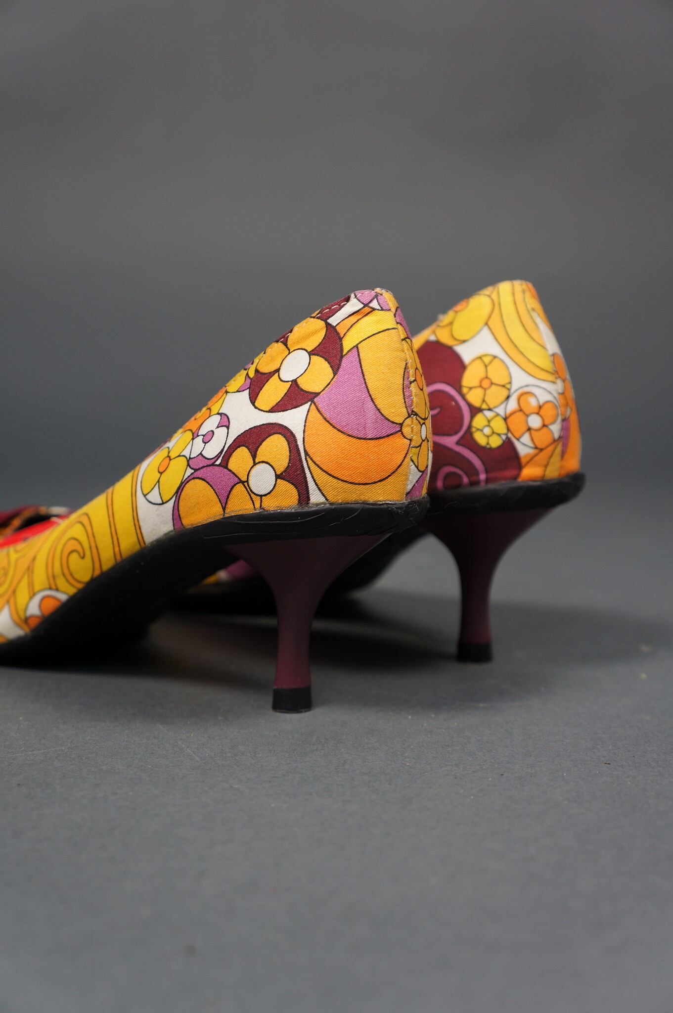 90er Pepe Jeans Kitten Heels Flower Power