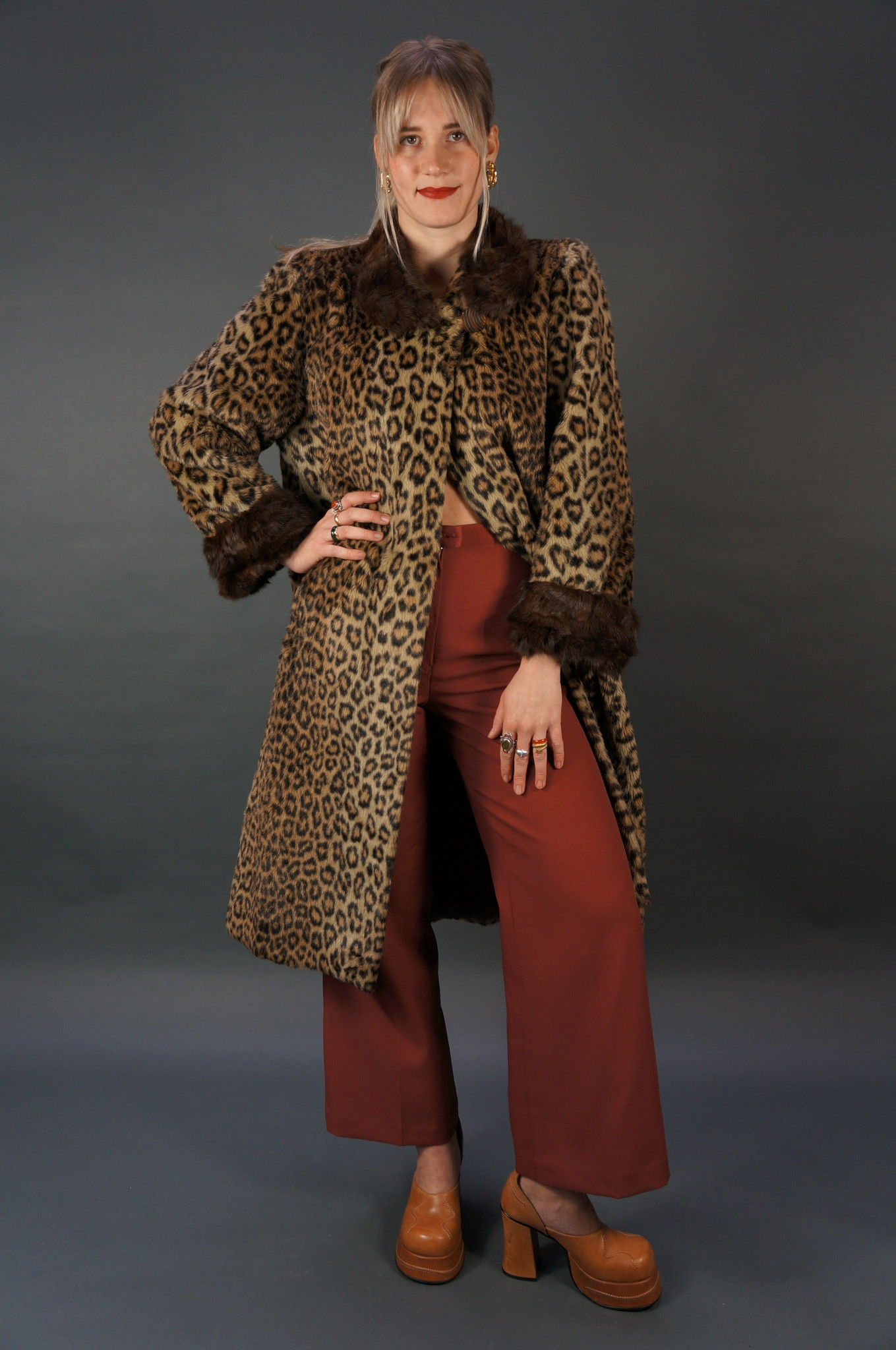 Valentino 70s Leopard Coat