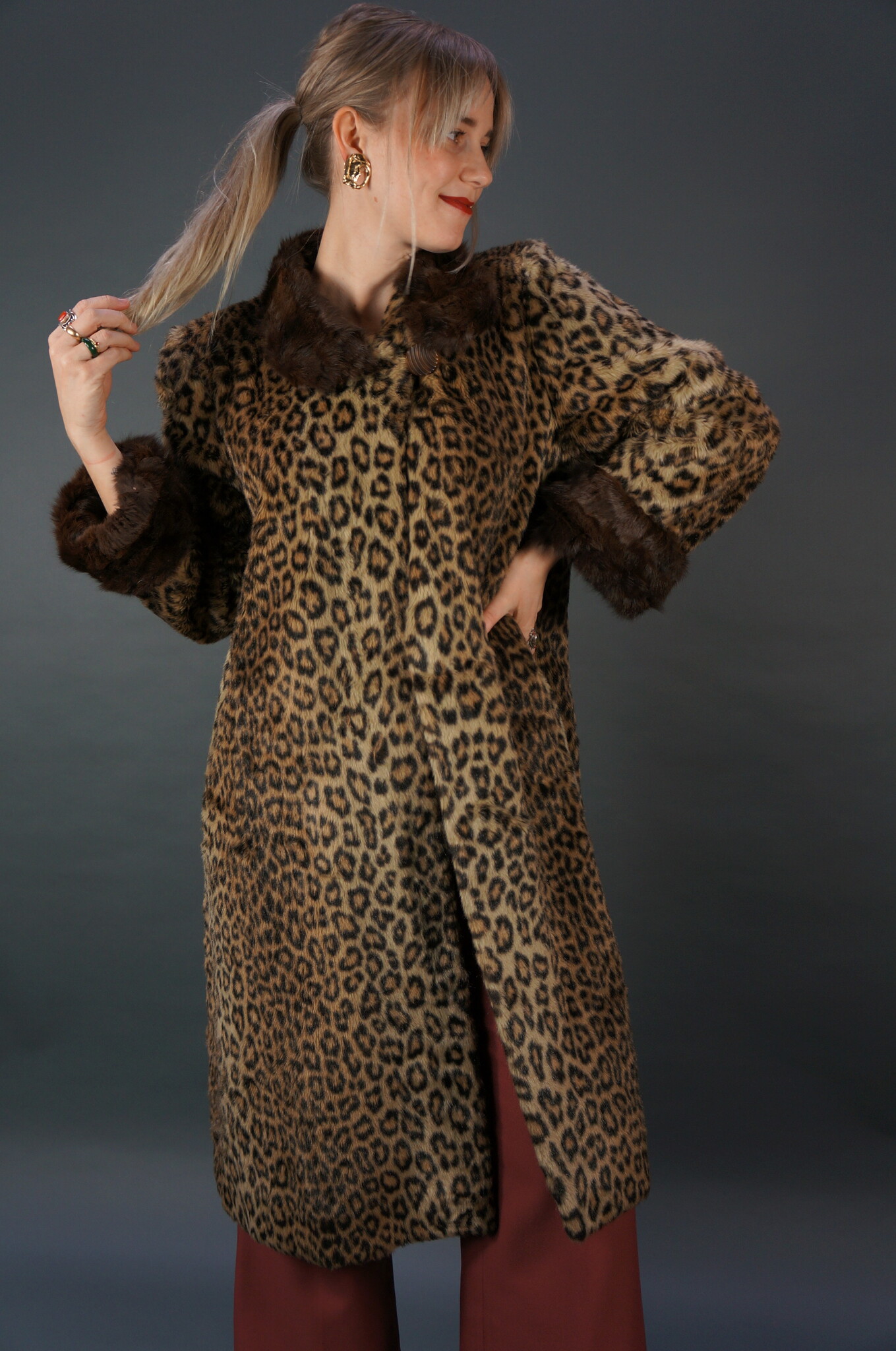 Valentino 70s Leopard Coat