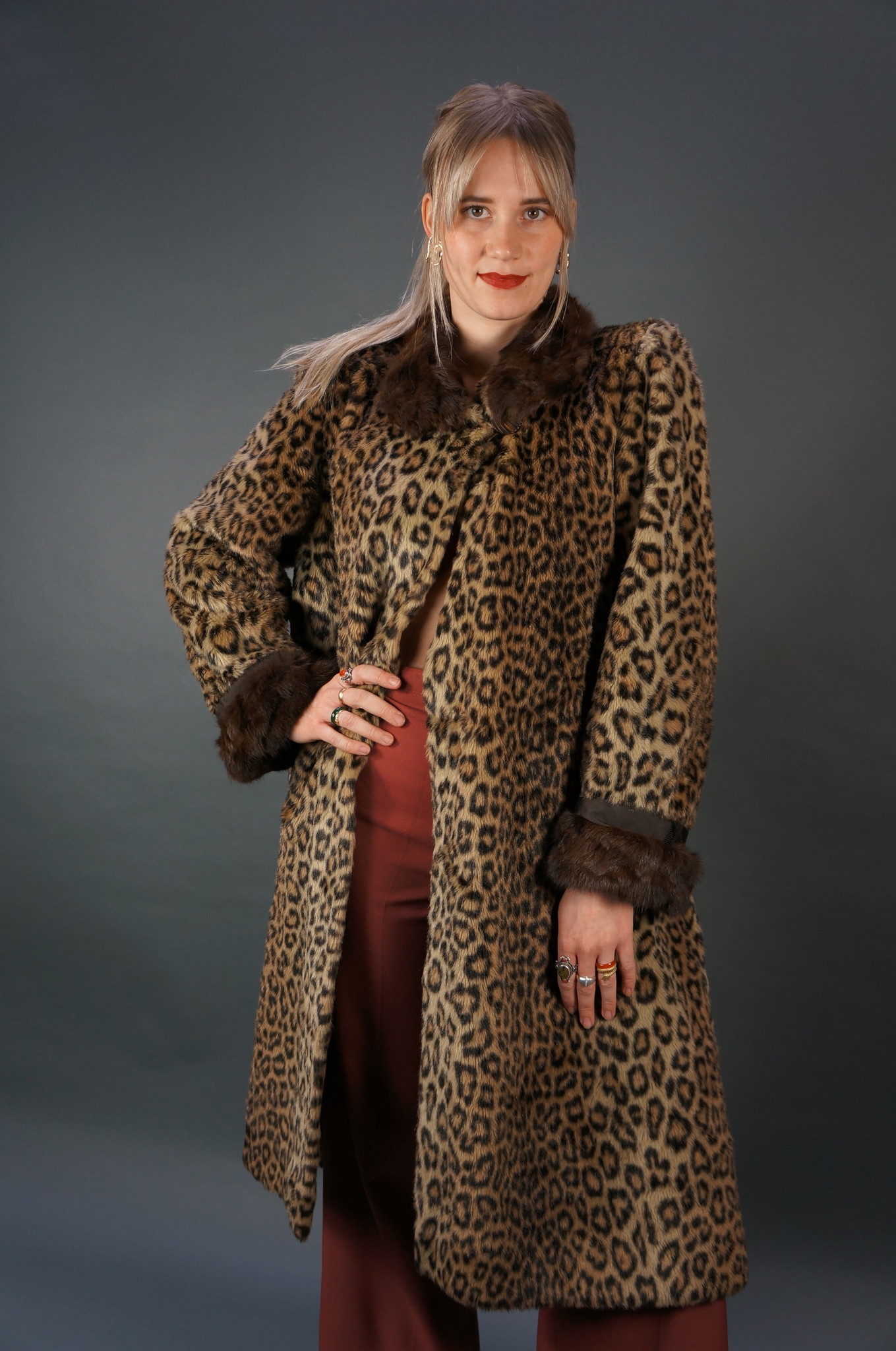 Valentino 70s Leopard Coat