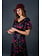 70er Maxikleid Purple Haze