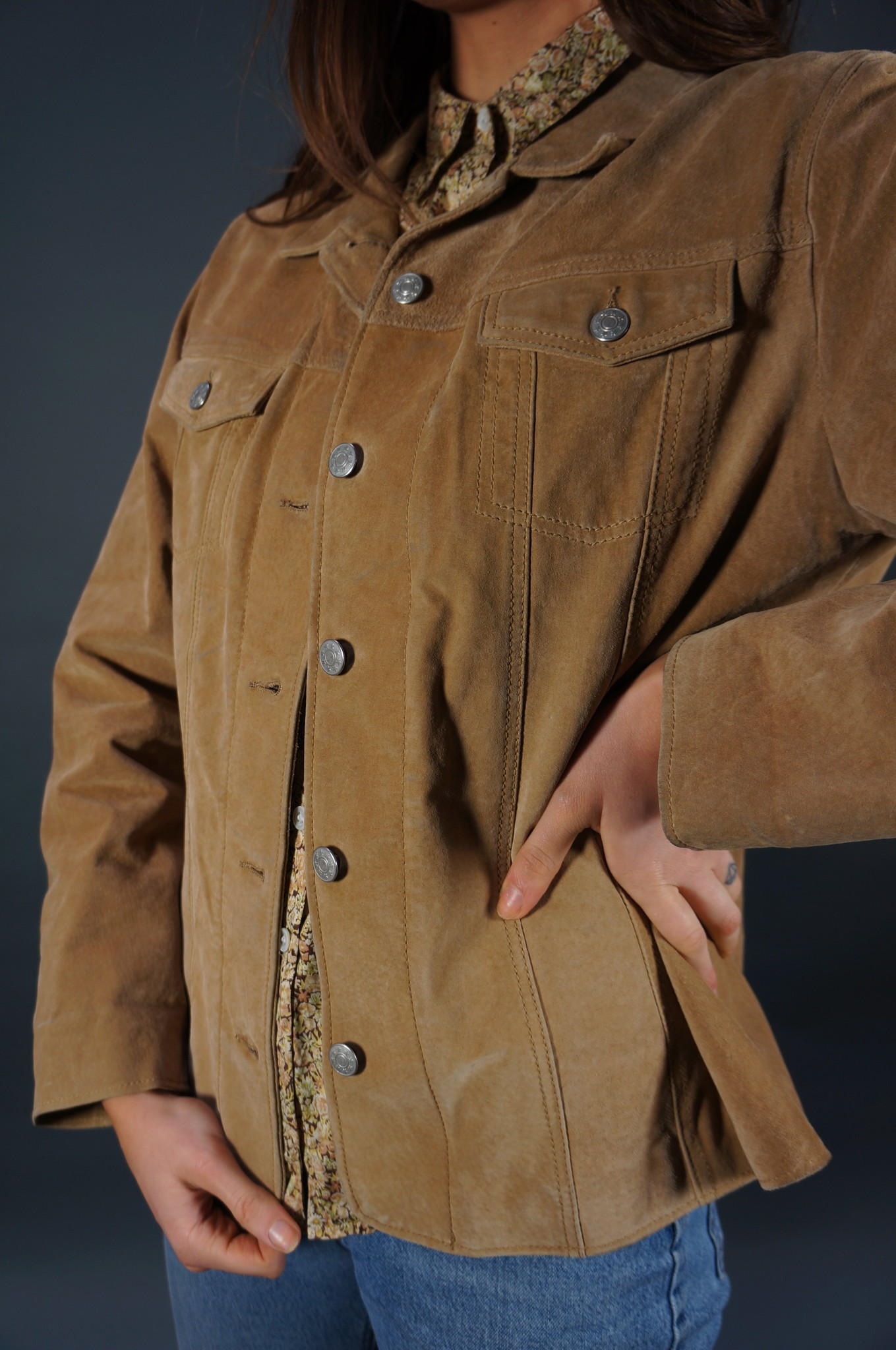 Suede Cindy Jacket