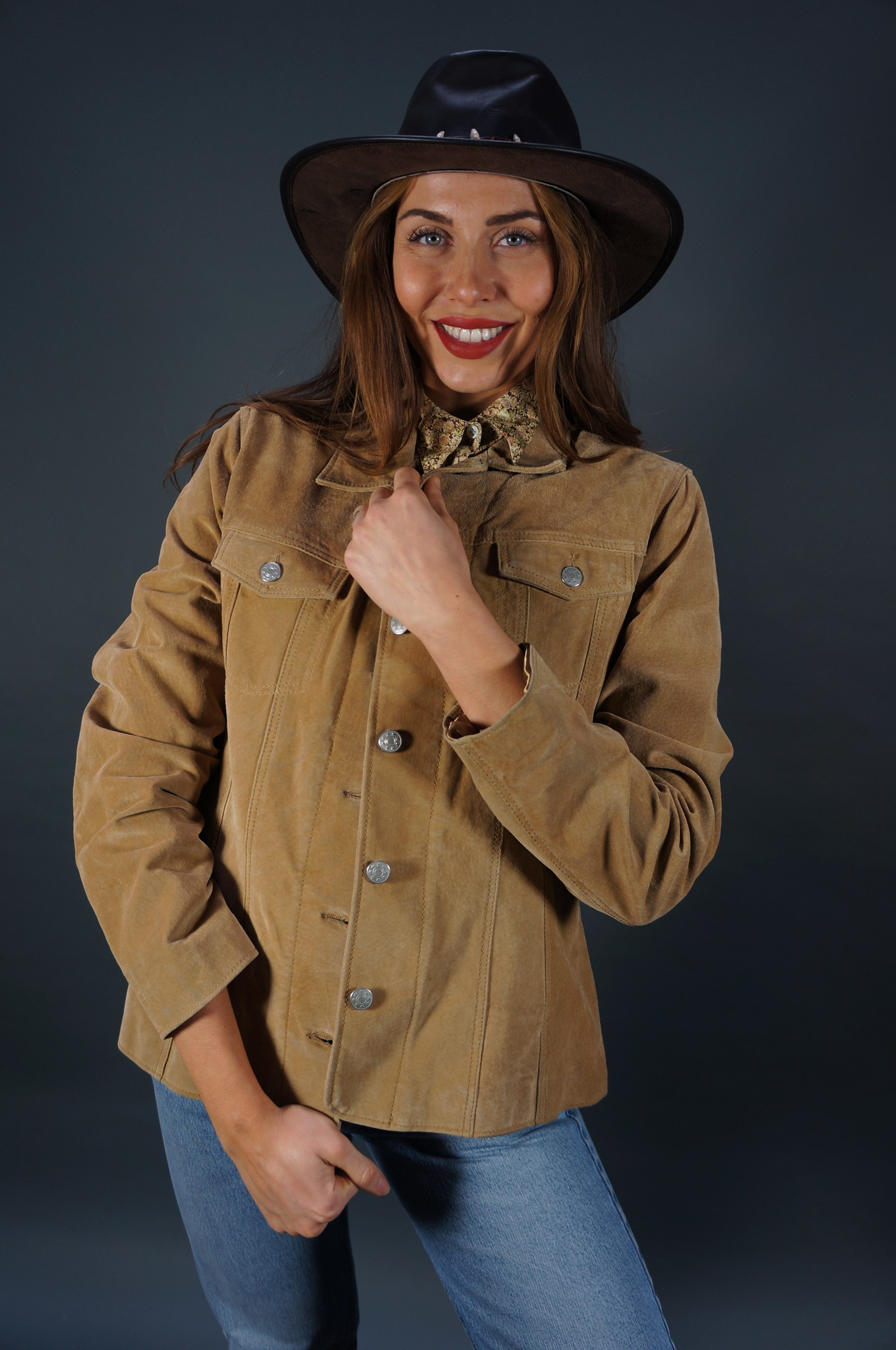 Suede Cindy Jacket