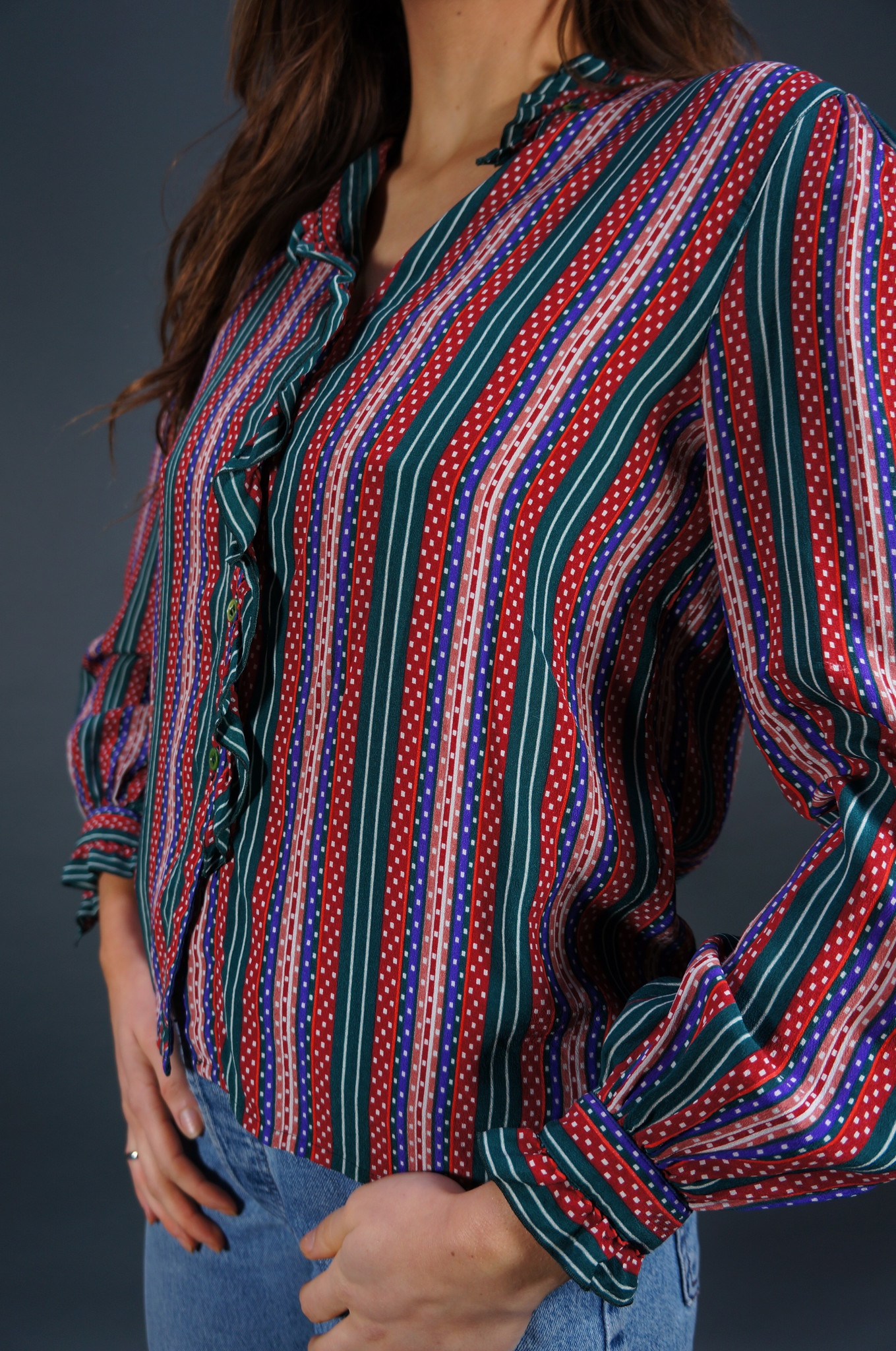 Guy LaRoche Silk Blouse