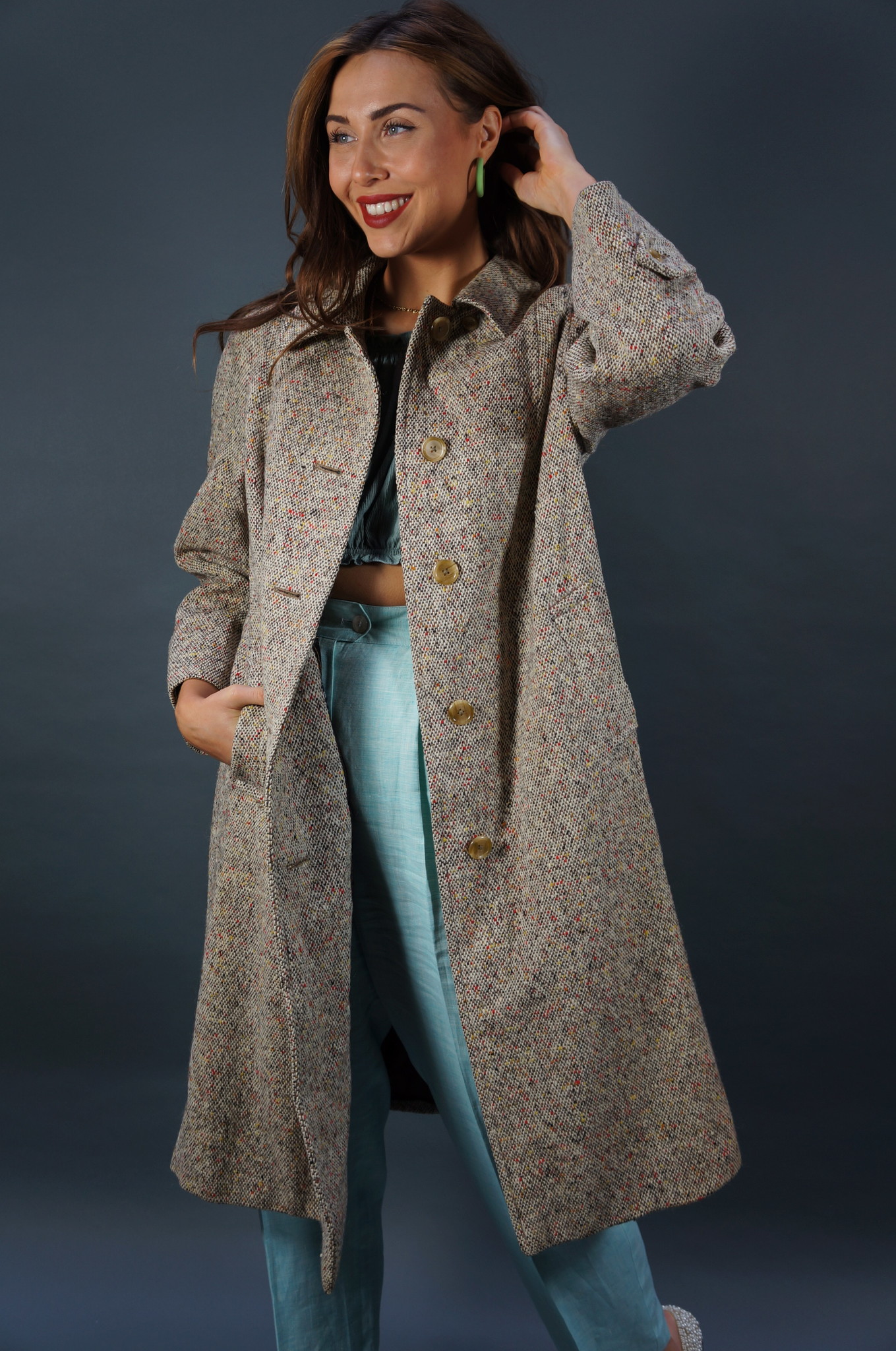 Burberry Trench Coat Irish Tweed #8
