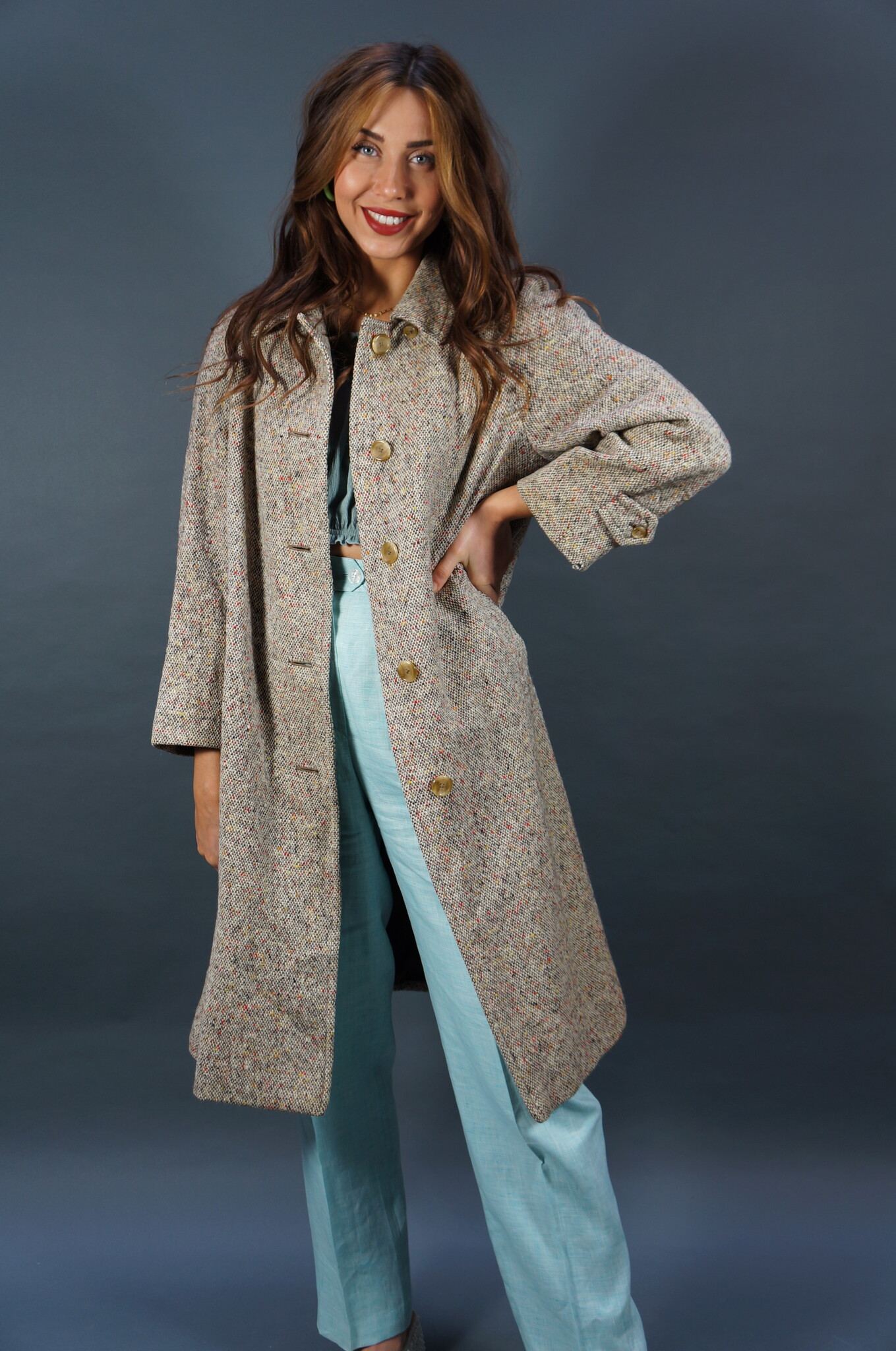 Burberry Trench Coat Irish Tweed #8
