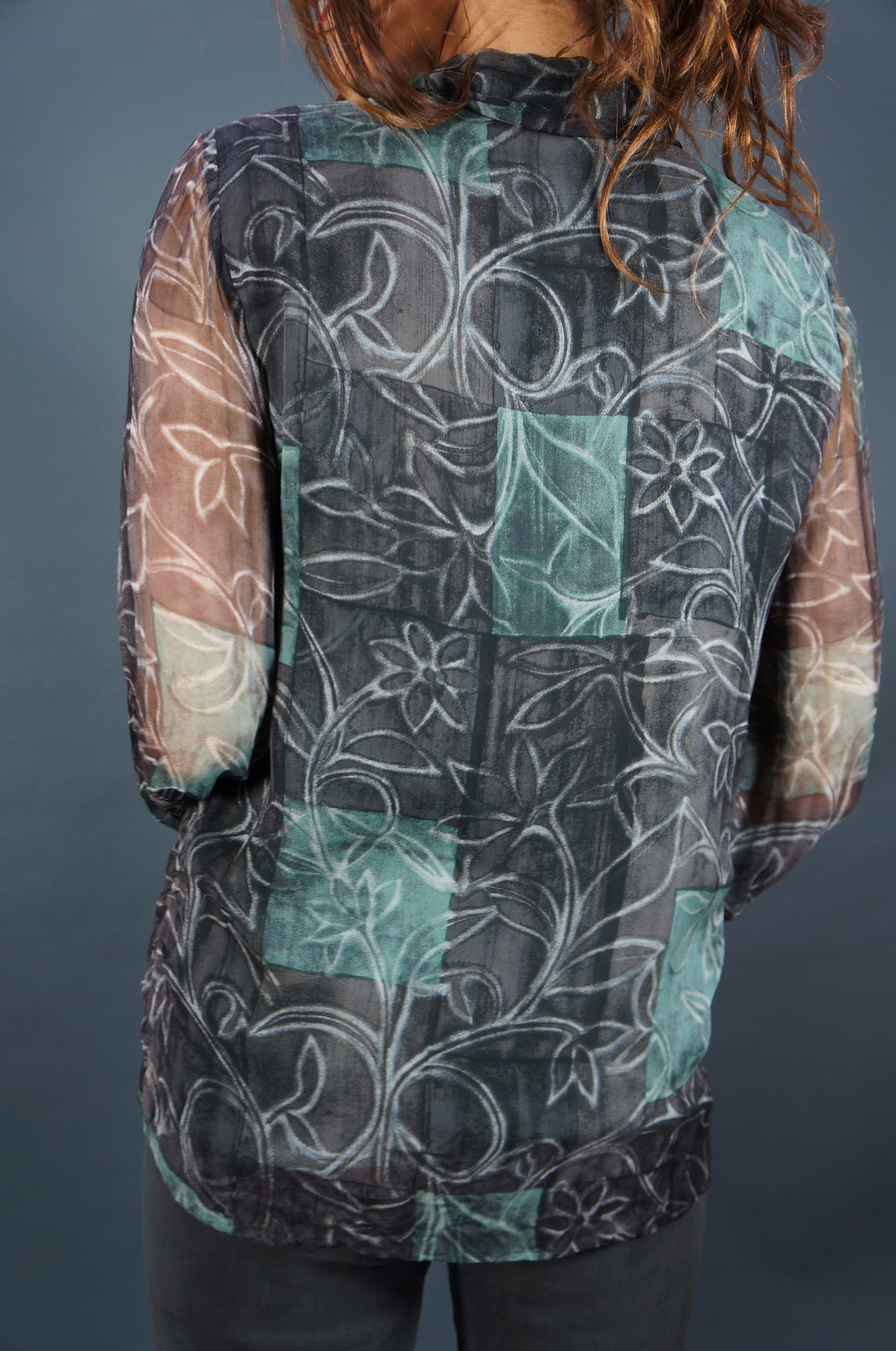 Hanae Mori Paris Silk Blouse