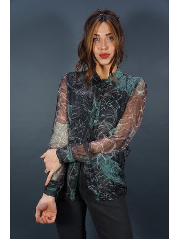 Hanae Mori Paris Silk Blouse